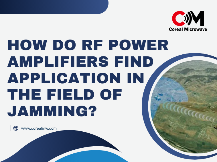How do RF power amplifiers find application in the field of jamming?